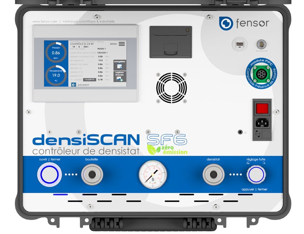 densiSCAN R5 front panel